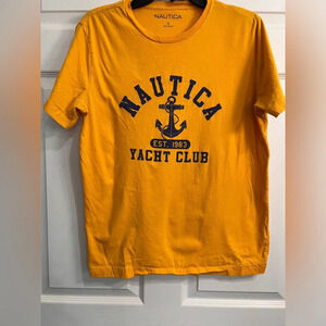 Nautica men’s tee - Size small - Gold